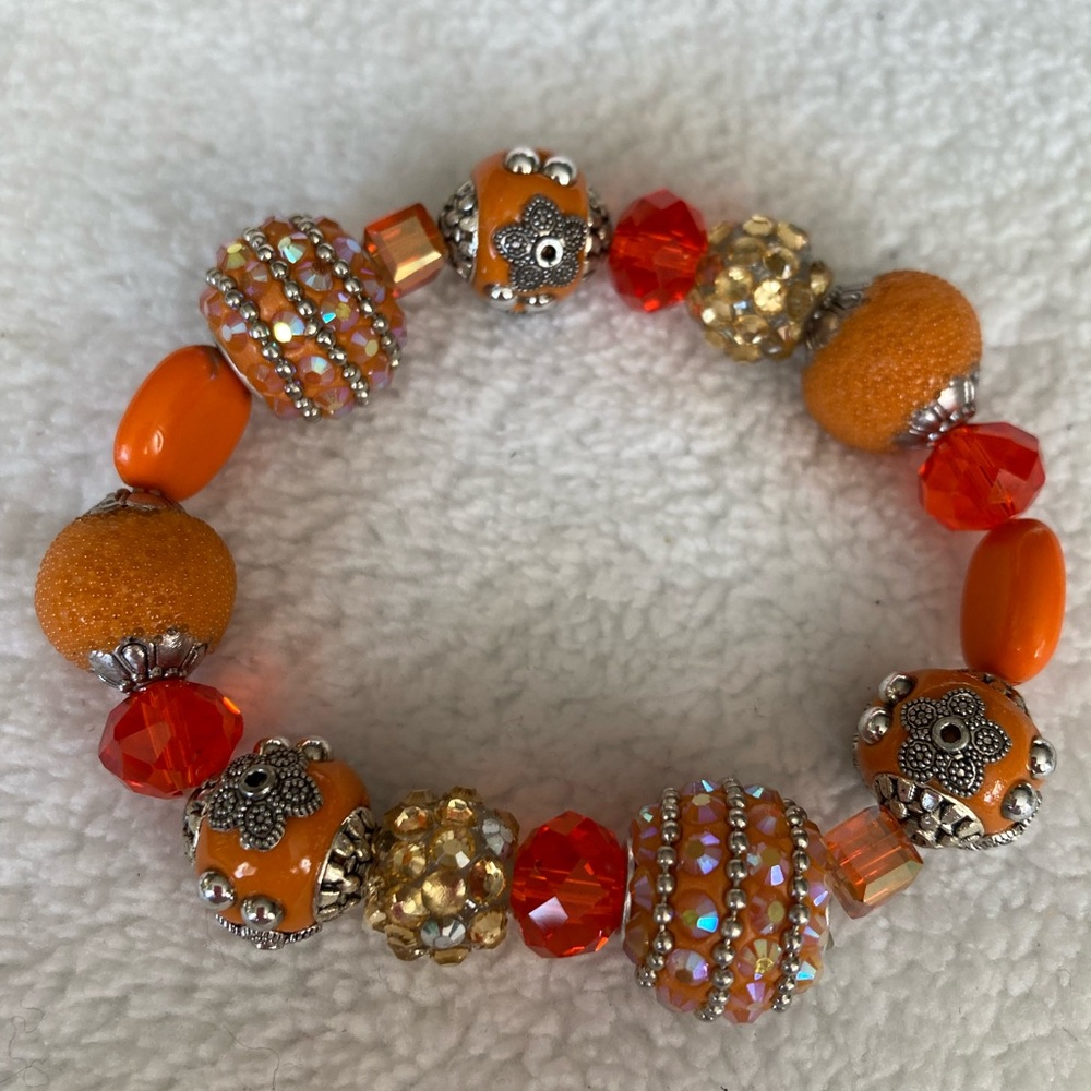 Orange bracelet